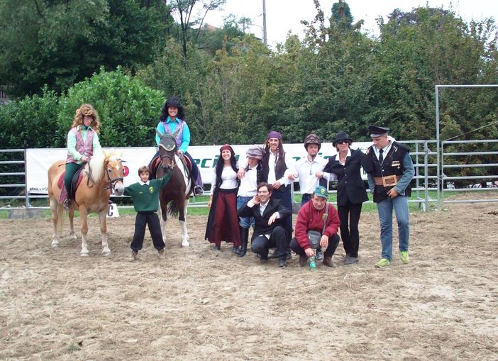 Due atleti dell'Asad Biella a "Lago e cavalli"