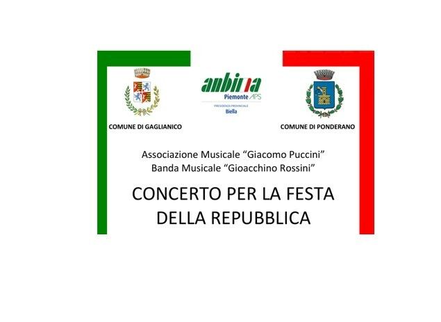 A Gaglianico le bande Puccini e Rossini in concerto per il 2 giugno