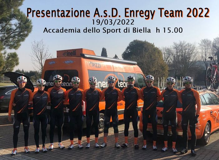 Ciclismo, presentazione squadra Energy Team 2022