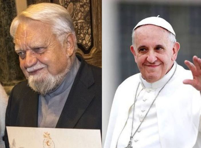 Enzo Bianchi e Papa Francesco