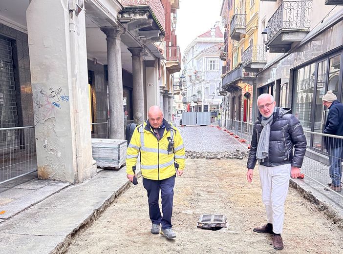Biella, riqualificazione di via Italia: Franceschini presente al via del secondo lotto del cantiere