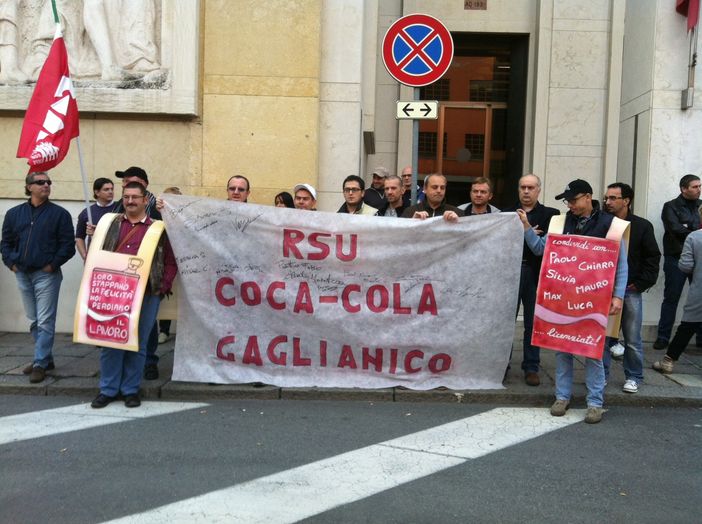 Coca Cola: "Chiudere Gaglianico è come chiudere Mirafiori per la Fiat"