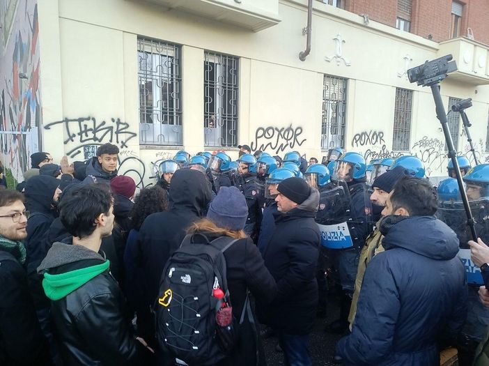 Torino, scontri al Campus universitario, Chiorino: "A chi usa violenza nelle Università nessuna borsa studio", foto Torino Oggi