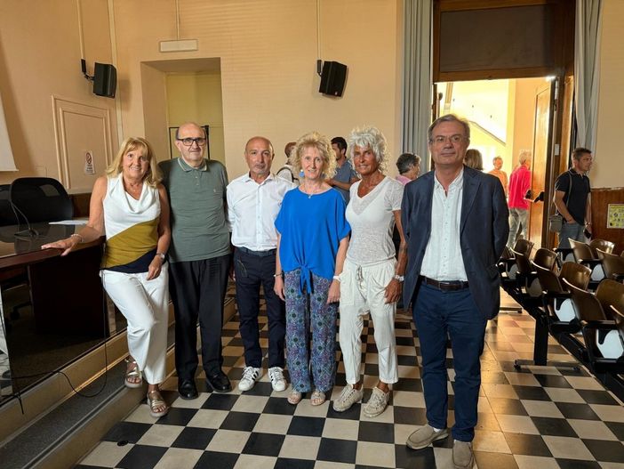 I professori Naretto, Facciotto, Vespoli, Dente, Spinelli e Colucci