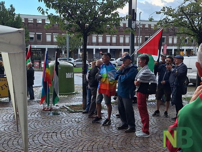 A Biella in corteo pro Palestina FOTO Nicola Rasolo per newsbiella.it