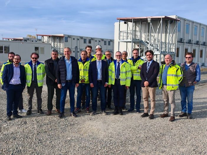 Pedemontana, sopralluogo al campo base di Ghislarengo: “Un’opera strategica per il futuro del Biellese”