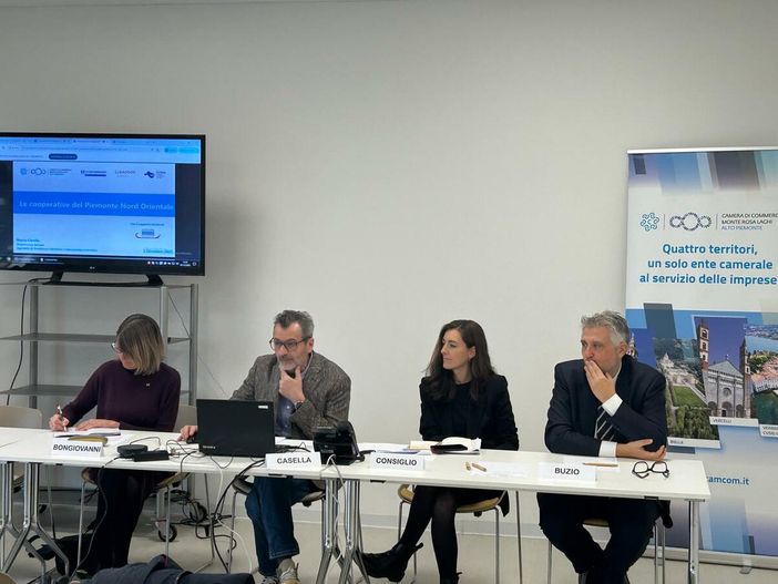 Camera di Commercio, presentato lo studio sullo stato di salute del mondo cooperativo nell’Alto Piemonte