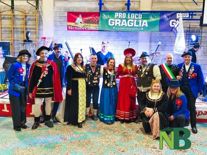 Presentate a Graglia le maschere del Carnevale, proseguono le celebrazioni - Foto di Riccardo Tosi per newsbiella.it