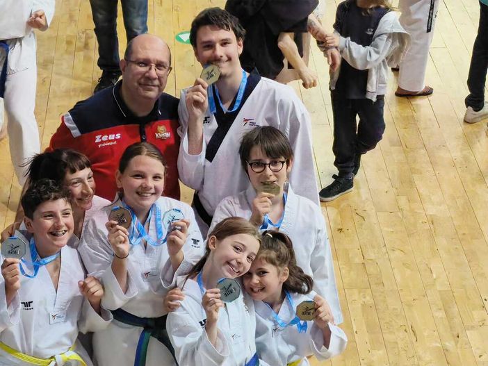 Kwan Taekwondo Biella: incetta di medaglie alla Torino Royal Cup