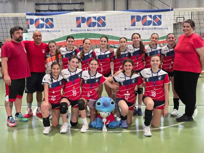 Volley, l’Occhieppese conquista il titolo interprovinciale PGS Under 14