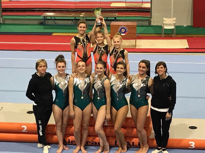 Ginnastica artistica: Ori e argenti per Alessio Conterio e le ragazze della Società La Marmora