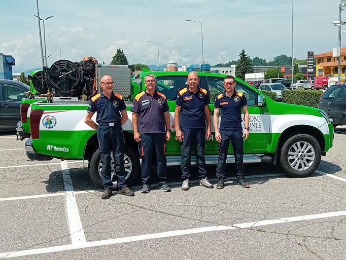 Volontari AIB biellesi in missione in Sicilia