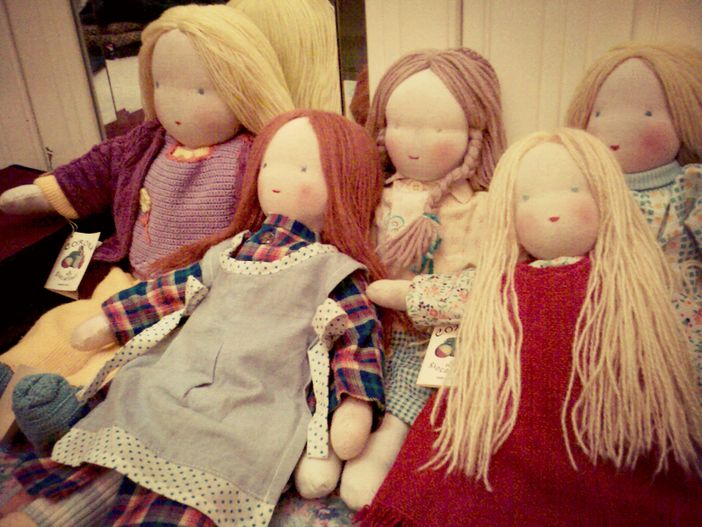 Bambole di pezza steineriane Waldorf