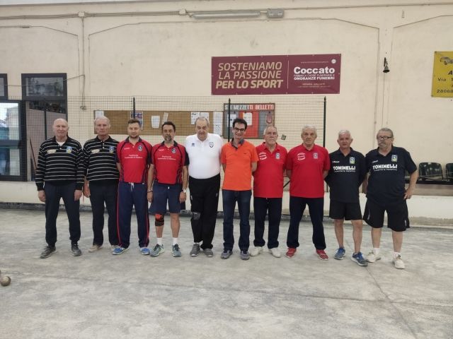 Le 4 semifinaliste a Novara - Foto Federbocce Le 4 semifinaliste a Novara - Foto Federbocce