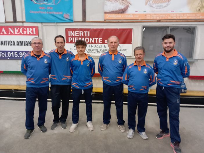 Bocce: Valle Elvo  "Pigliatutto" a Buronzo, le due terne finaliste - Foto Federbocce