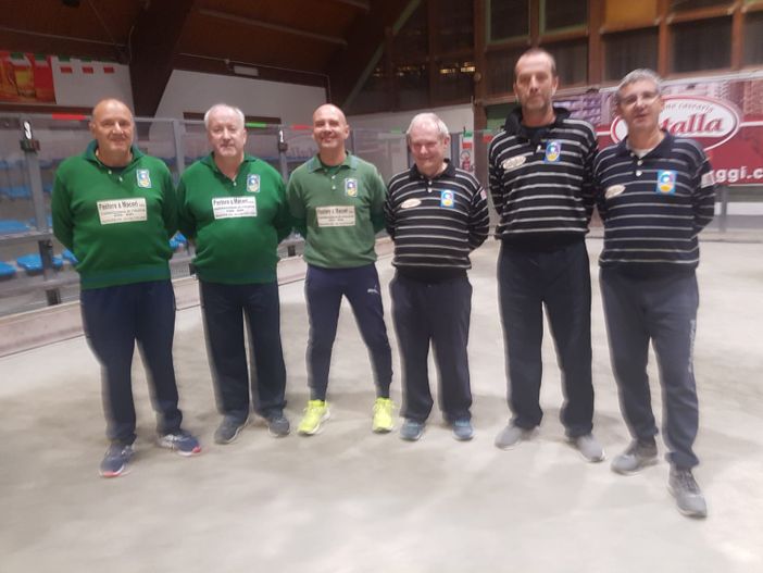 I finalisti: Piatto Sport in maglia nera - Foto Federbocce