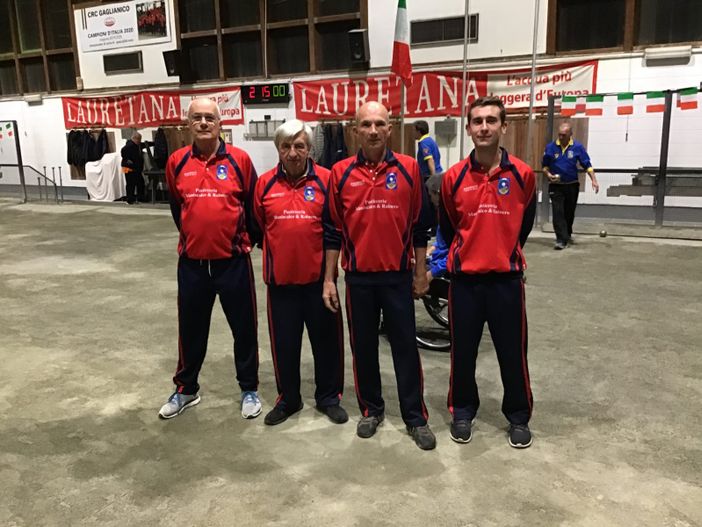 Valle Mosso nel girone basso del notturno del martedì - Foto Federbocce