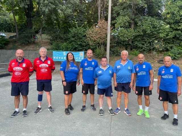 Bocce, Piatto Sport e Gaglianico sul podio a Novara - foto Federbocce