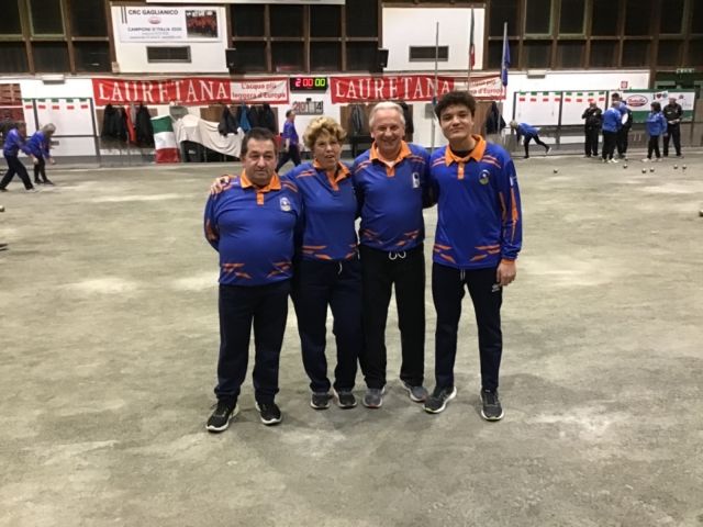 la quadretta Cinalli, Berruto, Bevilacqua, Furlan di Valle Elvo - Foto Federbocce