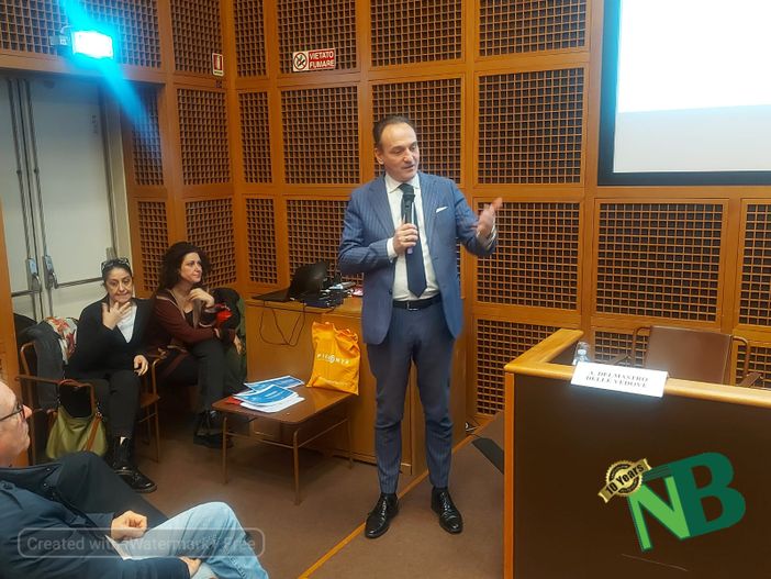 Cirio a Biella, a Città Studi il Presidente del Piemonte parla di Aree Omogenee - Foto Alessandro Bozzonetti per newsbiella.it