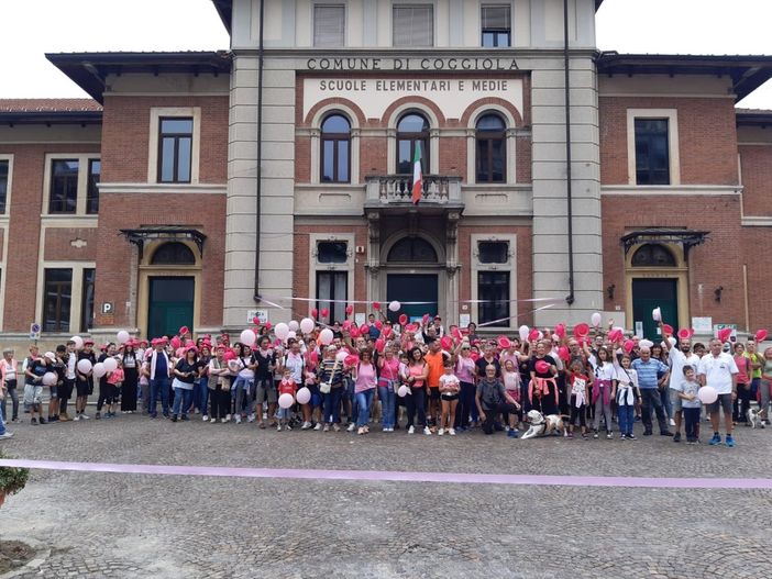 Avis Coggiola, 200 partecipanti alla Camminata in Rosa: la 1° edizione.