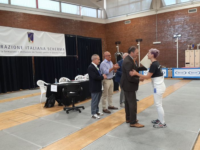 Biella, scherma: Jessica Lagna di Pietro Micca diventa istruttrice