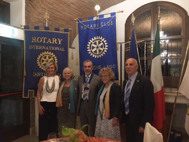 Gradito ospite al femminile al Rotary Club di Viverone Lago
