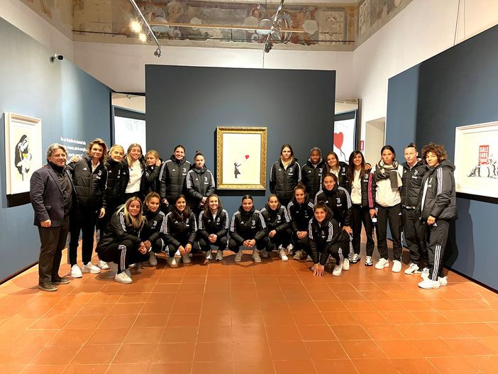 Juventus Women in visita alla mostra Biellese: alla serata oltre 100 calciatrici. Juventus Women in visita alla mostra Biellese: alla serata oltre 100 calciatrici.