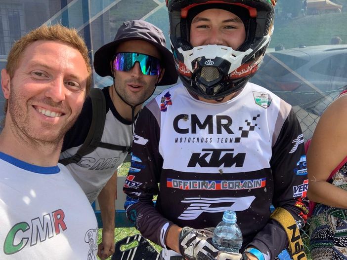 Mattia Moretti del Team CMR di Cossato al Trofeo delle Regioni Motocross 2023