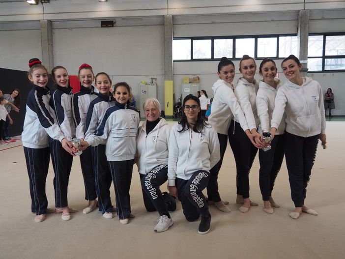 Le atlete di Piemonte Ginnastica al Ritmo Day - Foto Piemonte Ginnastica
