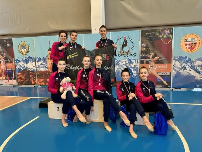 Saluzzo, Ginnastica ritmica: RSgirls guadagnano quinto e quarto posto nella categoria Open e Allieve.