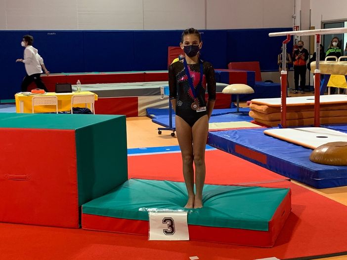 Ginnastica artistica femminile: Sarah Botto sale sul podio a Biella