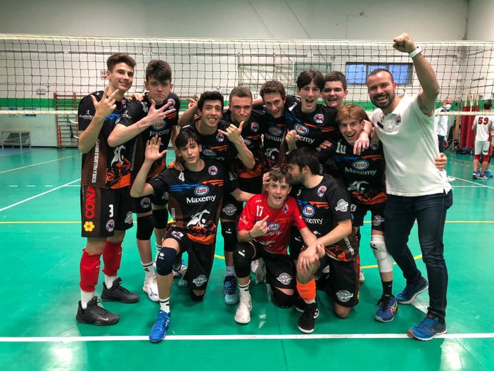 La Serie D Esso Maxemy conquista la salvezza con una grande vittoria in casa del Sant’Anna Volley
