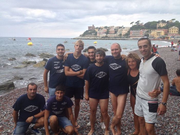 La quadra presente a Genova