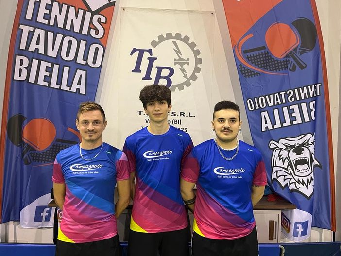 La squadra di B1 del TT Biella - Foto pagina FB TT Biella