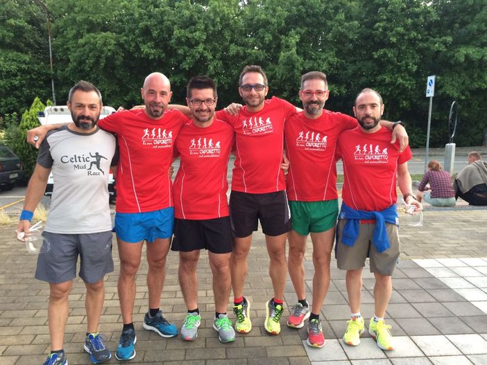 Da sinistra a destra Maurizio Cortese, Alex Marino Simone Compagnin, Mario Zanchetta, Pablo Marino, Stefano Savino