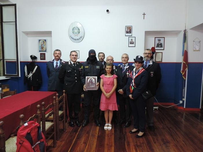 Il Comandante Alfa con ANC e i Carabinieri di Valle Mosso e Mosso