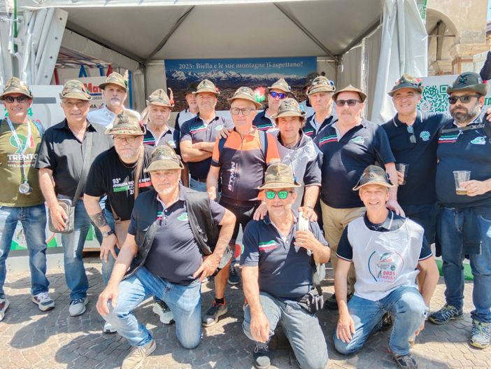 Adunata Alpini a Vicenza, ecco il gruppo di Gaglianico, foto Antonella Macera