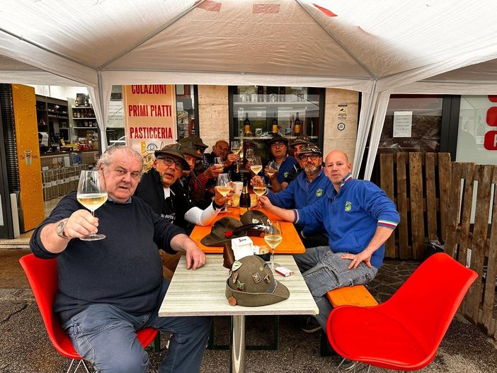 Adunata di Vicenza, ecco gli Alpini di Pralungo, FOTO