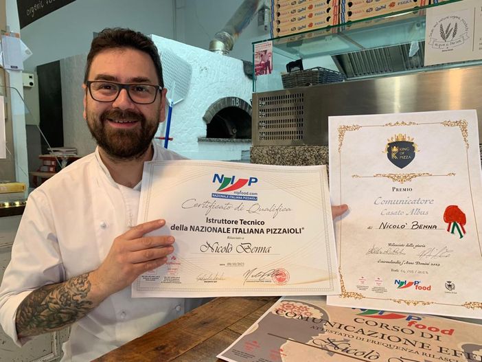 Nicolò Benna di Acqua e Farina gareggerà a "Pizza Senza Frontiere" a Rimini