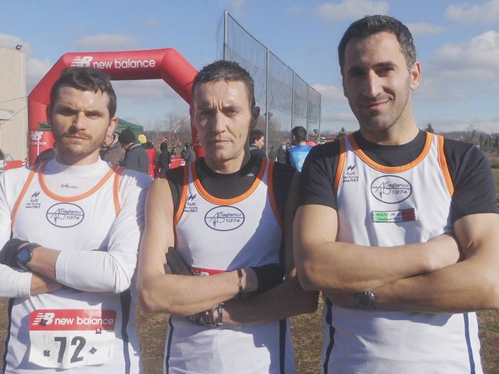 I "cattivissimi" dell'As Gaglianico: Fabio Lovisetto, Stefano Velatta e Alessandro Zingarelli