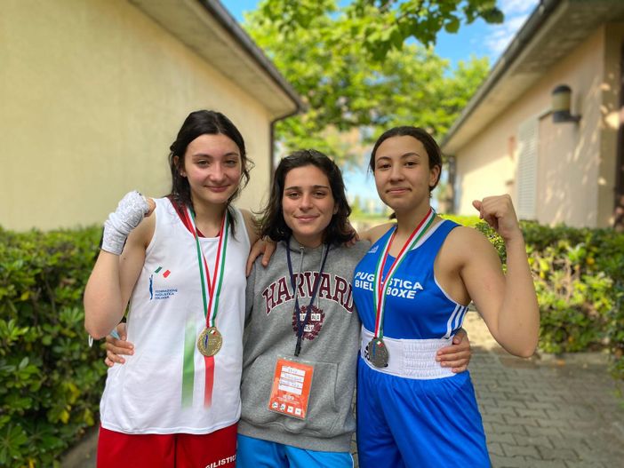 Pugilistica Biella Boxe, due medaglie e ottimi risultati per tre atlete in Abruzzo