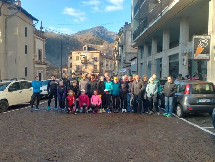 In tanti alla corsa dell'1 gennaio a Coggiola In tanti alla corsa dell'1 gennaio a Coggiola