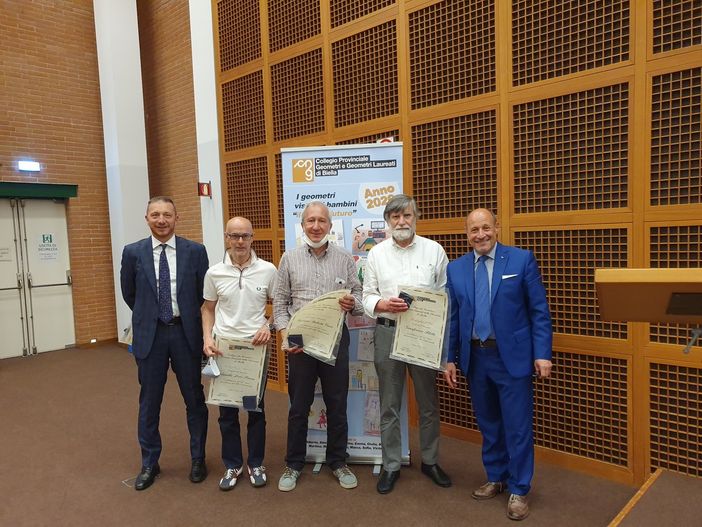 Collegio dei Geometri: Premiati 6 professionisti