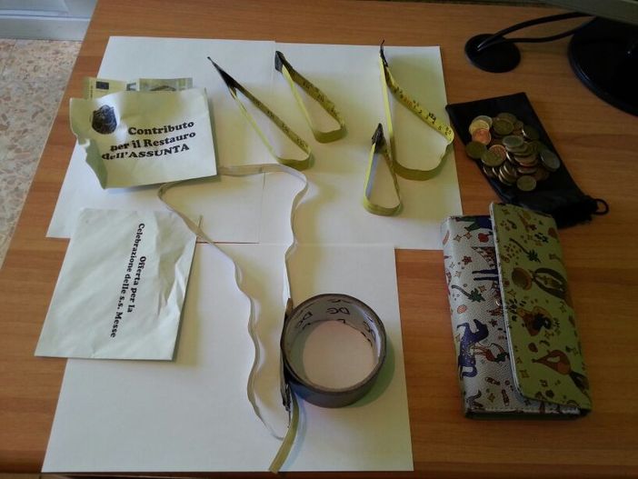 Arrestata per aver rubato dalla cassetta delle offerte