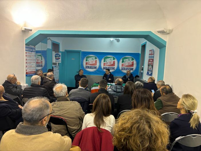 Biella, primo coordinamento provinciale di Forza Italia dell'era Serafia