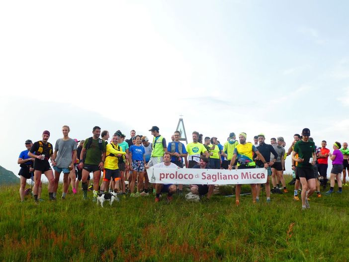 Allenamento collettivo da Sagliano al Cucco
