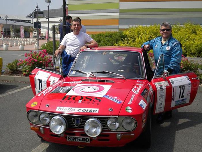 Caporale-Senestraro e la loro Lancia Fulvia HF (Foto Ciro Simoni)