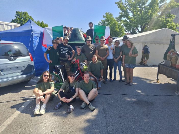 All'Adunata di Vicenza musica con La Piola di Candelo