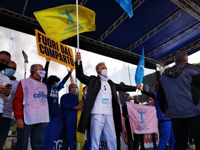 Il presidente De Palma in una recente manifestazione Il presidente De Palma in una recente manifestazione